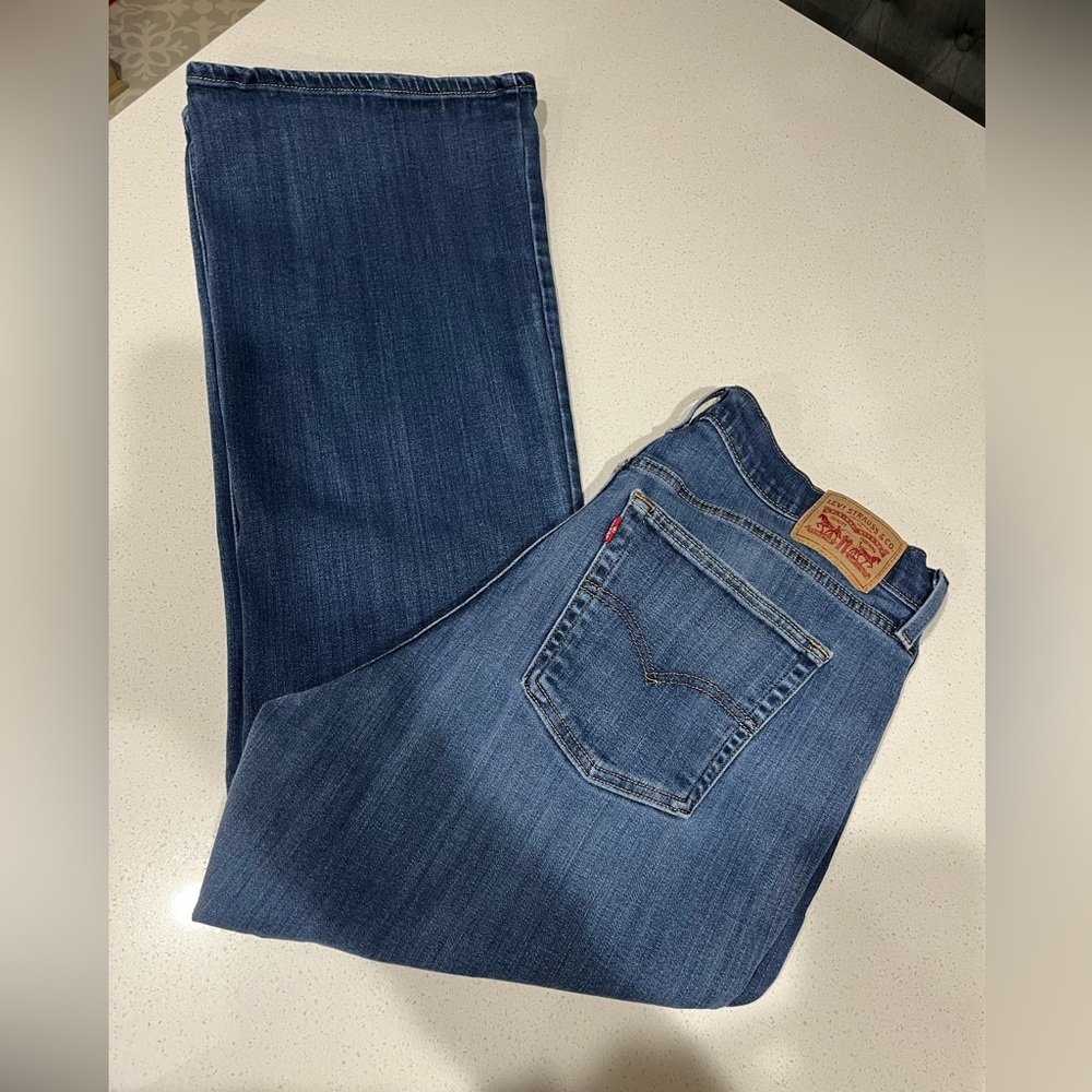 Women’s Levi's Dark Blue Flare Jeans - 726 Flare